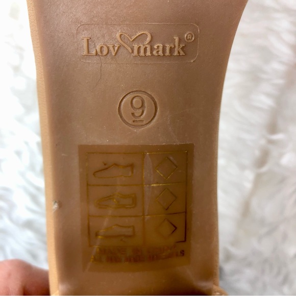 LUV MARK NIXTY WOMENS STRAPPY CHUNKY HEELS 9 - Picture 10 of 11